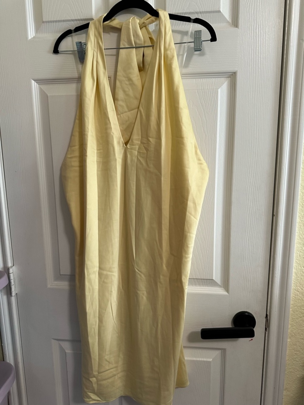 Wild Fable XXL NWT Women's Pale Yellow Halter Dress